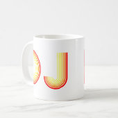 Vintage-DJ Kaffeetasse (Vorderseite Links)