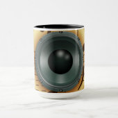 Vintage-DJ-Lautsprecher-Tasse Tasse (Zentrum)