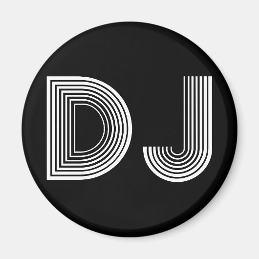 Vintage-DJ Magnet (Vorne)