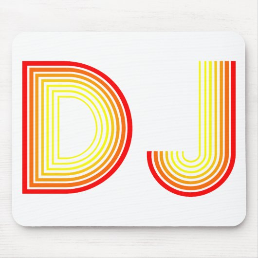 Vintage-DJ Mousepad (Vorne)