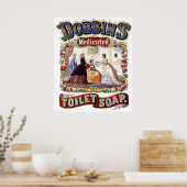 Vintage Dobbins-Toilettenseife Poster (Küche)