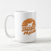Vintage Dobe Mom Sunset Dog Art Kaffeetasse (Links)