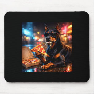 Vintage-Dobermann-Hund Jungen Mädchen Kostüm Jugen Mousepad