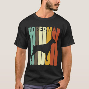 Vintage Dobermann-Hund Retro-Bekleidung 992 T-Shirt