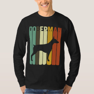 Vintage Dobermann Hund Retro Bekleidung 992 T-Shirt