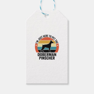Vintage Dobermann Pinscher Hundeliebhaber-Shirt-De Geschenkanhänger