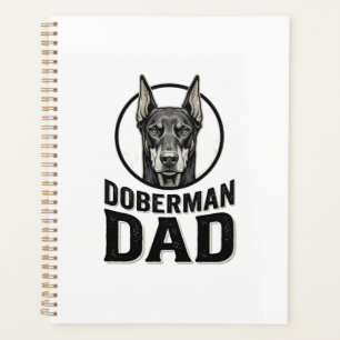 Vintage Dobermann Vater Gravur Hunde Liebhaber Des Planer