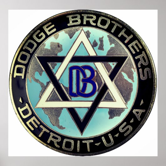 Vintage Dodge Brothers Poster (Vorne)