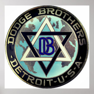 Vintage Dodge Brüder Poster