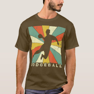 Vintage-Dodgeball-Sport Retro-Geschenk-T-Shirt T-Shirt