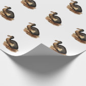 Vintage Dodo-Bird-Illustration Geschenkpapier (Ecke)
