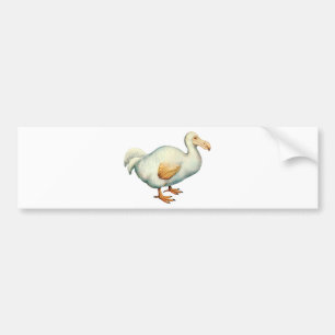 Vintage Dodo-Illustration Autoaufkleber