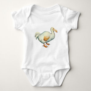 Vintage Dodo-Illustration Baby Strampler