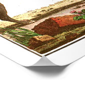 Vintage Dog Collage Poster (Ecke)