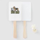 Vintage-Dog-Dad-Terrier-Gravur-Shirt-Design_1 Fächer (Vorne und Hinten)