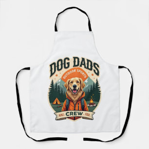 Vintage Dog Dads Outdoor-Sport-Crew Golden Retrie Schürze