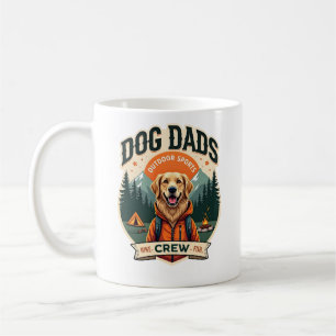 Vintage Dog Dads Outdoor-Sportmannschaft Golden Re Kaffeetasse