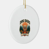 Vintage Dog Dads Outdoor-Sportmannschaft Golden Re Keramik Ornament (Rechts)