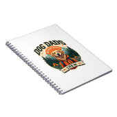 Vintage Dog Dads Outdoor Sports Crew Golden Retrie Notizblock (Rechte Seite)