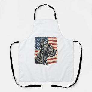 Vintage-Dogge-Patriotismus-Flagge-Vektor-Design_1 Schürze