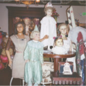 Vintage Dollars Antike Aufkleber (Vorderseite)