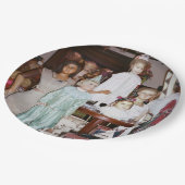 Vintage Dollars Antike Pappteller (Schrägansicht)