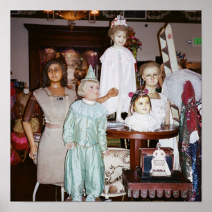 Vintage Dollars Antike Poster