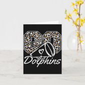 Vintage Dolphins Back To School Srit Karte (Gelbe Blume)