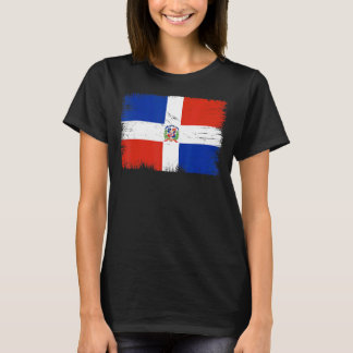 Vintage Dominikanische Republik Flagge Dominikanis T-Shirt