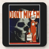 Vintage-„Don’t Mix ‘Em“-Untersetzer Untersetzer (Vorderseite)