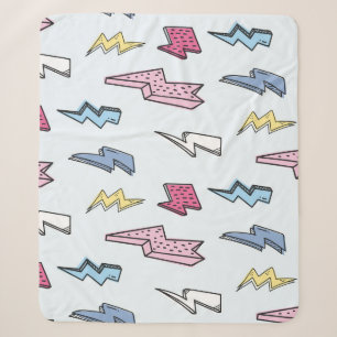 Vintage-Donner-nahtlose Illustration Sherpadecke
