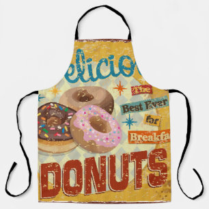 Vintage Donuts metal sign. vintage, sign, donut, p Schürze