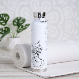 Vintage Doodles-Sammlung skizziert Trinkflasche