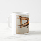 Vintage Doppeldecker Kaffeetasse (Vorderseite Links)