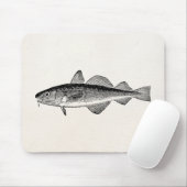 Vintage Dorse Fische - Mousepad (Mit Mouse)