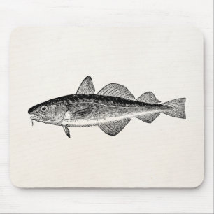 Vintage Dorse Fische - Mousepad