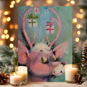 Vintage Dose Dez Long Eyelashes Feiertagskarte