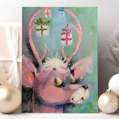 Vintage Dose Dez Long Eyelashes Feiertagskarte