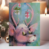 Vintage Dose Dez Long Eyelashes Feiertagskarte