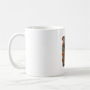 Vintage-Double-Toil-Trouble-Halloween-Shirt-Design Kaffeetasse