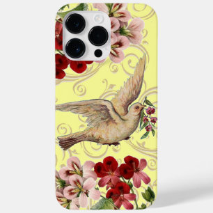 Vintage Dove Floral Case-Mate iPhone 14 Pro Max Hülle