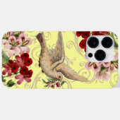 Vintage Dove Floral Case-Mate iPhone Hülle (Rückseite (Horizontal))