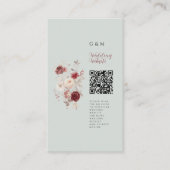 Vintage Dove Gray Pale Ash Pastel Wedding Begleitkarte (Vorderseite)