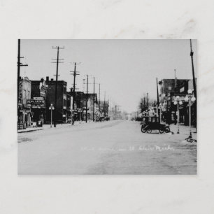Vintage Downtown St. Clair, Michigan Postkarte