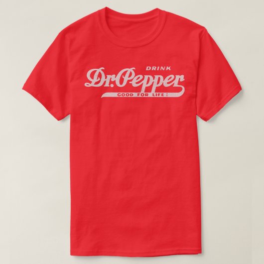 Vintage Dr. Pepper-Tasche T-Shirt (Design vorne)