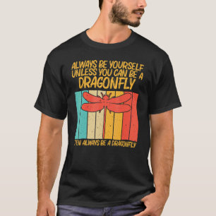 Vintage-Drache Fliege Für Männer Frauen Libelle In T-Shirt