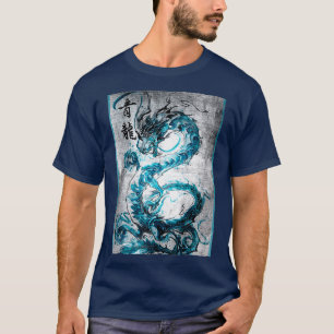 Vintage-Drache japanische grafische Kunst Retro T-Shirt