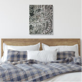 Vintage Drachengeschichte Leinwanddruck (Insitu (Schlafzimmer))