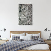 Vintage Drachengeschichte Leinwanddruck (Insitu (Schlafzimmer))