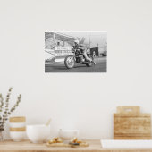 Vintage Drag - BMW Drag Bike Poster (Küche)